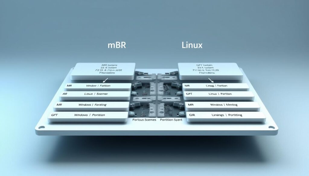 Windows-Partitionierung und Linux-Partitionierung Windows-Partitionierung und Linux-Partitionierung