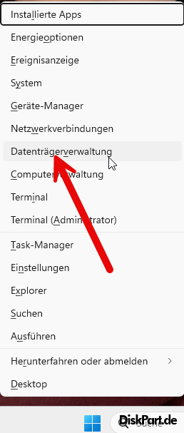 Datentraeger nicht initialisiert – Datentraegerverwaltung