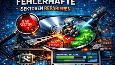 Fehlerhafte Sektoren reparieren mit CHKDSK und DiskPart unter Windows