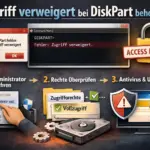 Zugriff verweigert bei DiskPart beheben