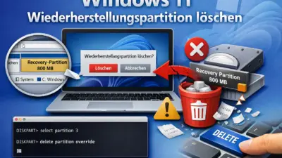 Wiederherstellungspartition löschen
