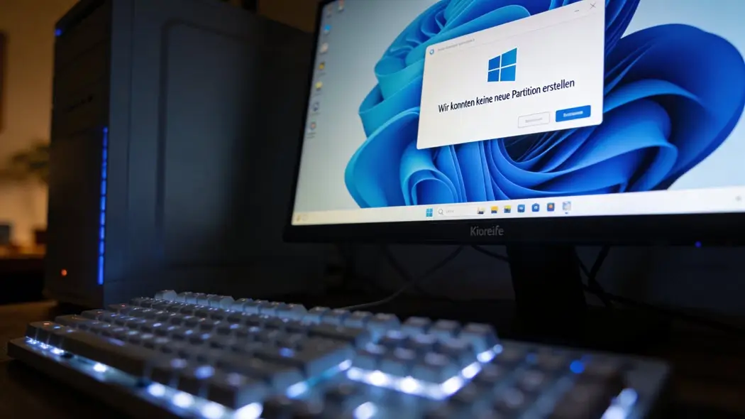 Wir konnten keine neue Partition erstellen – Lösung bei Windows Installation