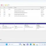 Datenträgerverwaltung mit freiem Bereich am Ende der Festplatte