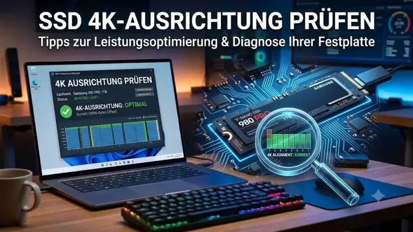 SSD 4K Ausrichtung prüfen und korrigieren mit DiskPart