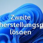 Zweite Wiederherstellungspartition löschen nach update