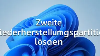 Zweite Wiederherstellungspartition löschen nach update