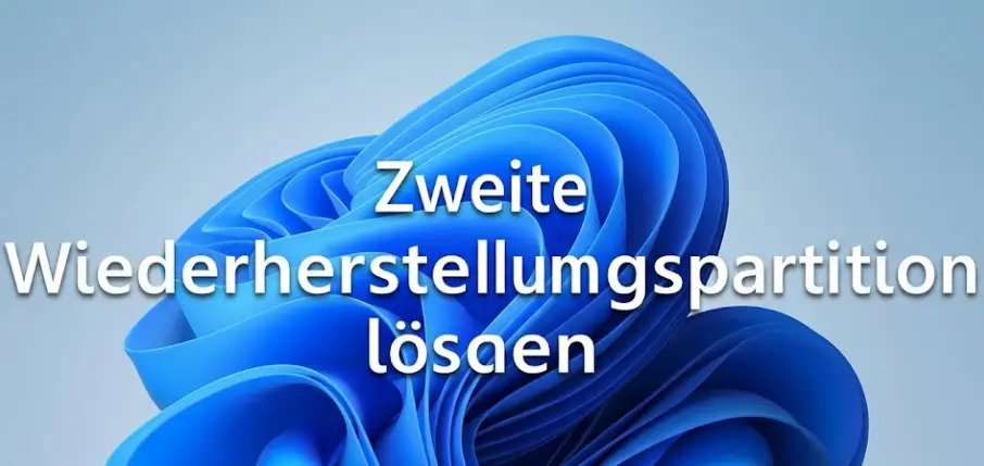 Zweite Wiederherstellungspartition löschen nach update