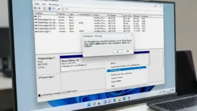 BitLocker Festplatte formatieren ohne Passwort