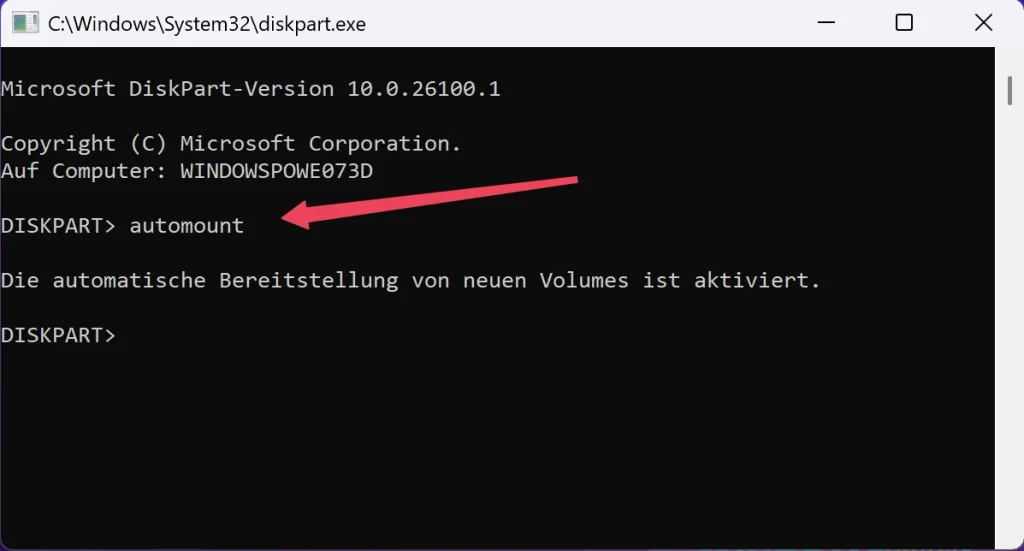 Laufwerksbuchstabe verschwindet Prüffen